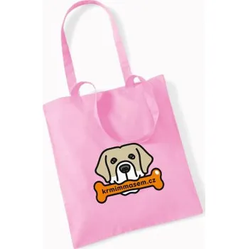 Nákupní taška Taška na nákup KRMIMMASEM - růžová KRMIMMASEM.CZ TA7