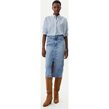 Dámská sukně Mustang Džínová sukně Eureka 1016225 Modrá Slim Fit 30