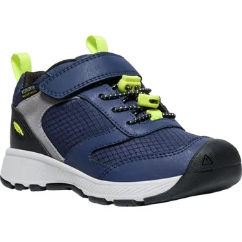Dětská treková obuv Dětská bota Keen Skua WP Children naval academy/evening primrose 24EU