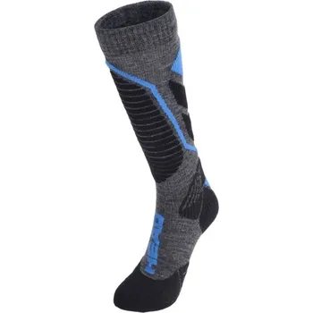 Pánská móda Lyžařské podkolenky Head SKI PERFORMANCE KNEEHIGH 1P 43/46 Šedá, Černá, Světle modrá