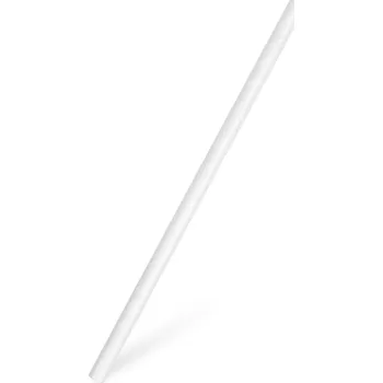 Slámka papírová JUMBO 20 cm x 8 mm bílá