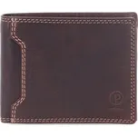 Pánská kožená peněženka Poyem 5208 hnědá
