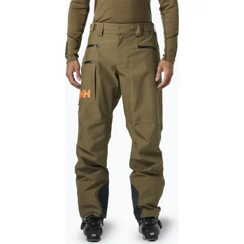 Snowboardové kalhoty Pánské lyžařské kalhoty Helly Hansen pánské lyžařské kalhoty Garibaldi 2.0 sepia