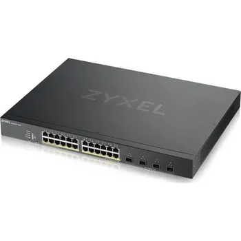 Switch Zyxel XGS1935-28HP, 28 Port Lite-L3 Smart Managed PoE Switch, 24x Gigabit PoE and 4x 10G SFP+, hybrid mode