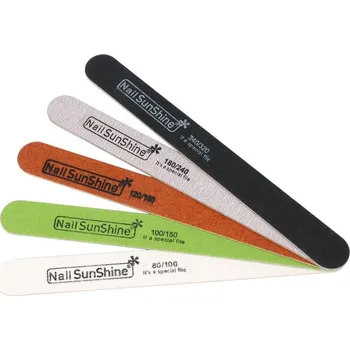 NailSunShine Sada dřevěných pilníků na nehty, 80-320
