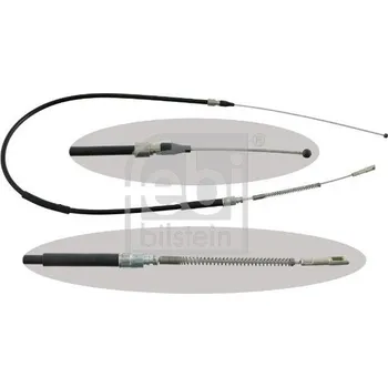 Lanko parkovací brzdy Tažné lanko, parkovací brzda FEBI BILSTEIN 10592