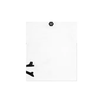 Pánské tričko PHILIPP PLEIN T-Shirt 19665 Bílá Regular Fit 10