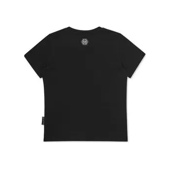 Pánské tričko PHILIPP PLEIN T-Shirt 19969 Černá Regular Fit 16