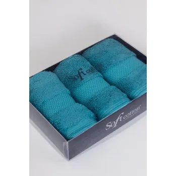 Ručník Soft Cotton Dárková sada malých ručníků DELUXE, 650 g / m², Modal - 17% modal / 83% výběrová bavlna