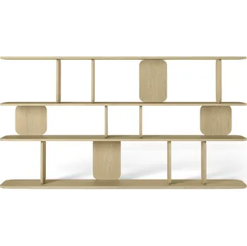 regál Regál Tulumo 200 cm, zaoblený, Dub Cremona Torro