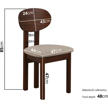 Jídelní židle DIVO 3 Kašmír 27B