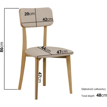 Jídelní židle HUGO 8 Ořech Cremona 95