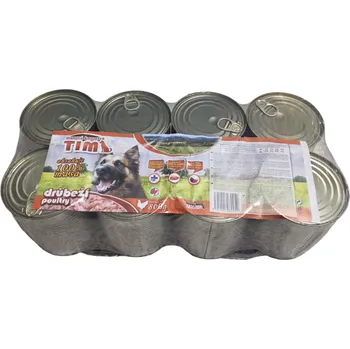 Krmivo pro psa Sokol Falco Tim drůbeží - 8 x 800 g - Chovatelské balení