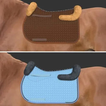 Podsedlová dečka Mattes Square STD pravý beránek