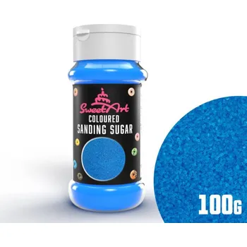 Přisada na vaření a pečení 4-Mix Maďarsko SweetArt cukrový písek oceánsky modrý (100 g) ▹