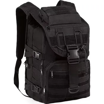 turistický batoh FOXTER Vojenský voděodolný taktický batoh pro přežití 60L černá