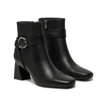 Dámské kozačky Polokozačky KARL LAGERFELD KL31444 Černá 40