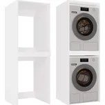 Skříňka na Pračku a Sušičku POLA TWIN Bílá