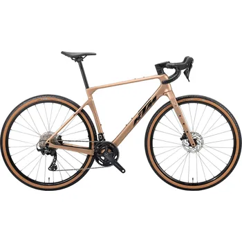 gravel kolo Gravel kolo KTM GRAVELATOR PRO 2026 – karbon, Shimano GRX 2x12, kola Ibex TLR Barva: Hnědá, Velikost: XL – karbonové gravelové kolo Shimano GRX 2x12, kola Ibex TLR