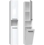 Koupelnová skříňka Nel III BÍLÝ LESK