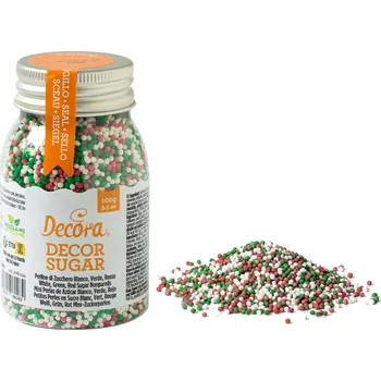 Party nádobí Decora Cukrové zdobení - Vánoce 100 g