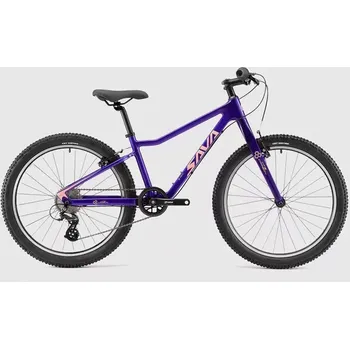 Dětské kolo dětské kolo 24 Sava Barn 4.2 violet (Dárek ZDARMA )
