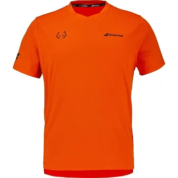Pánské tričko Pánské tričko Babolat Crew Neck Tee Juan Lebron Red/Orange L