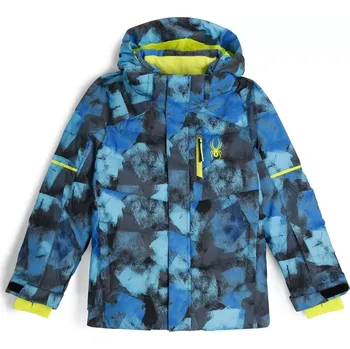 Lyžařská bunda SPYDER Impulse Synthetic Down Jacket JR - Cobalt Block Camo 12