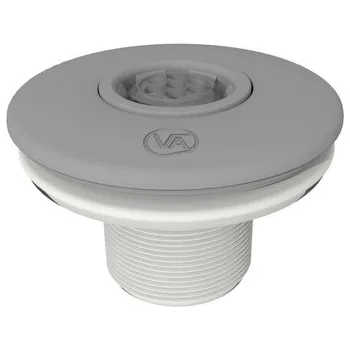 Vratná tryska s mosaznými zástřiky - Světle šedá