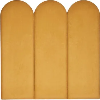 Předsíňová stěna Čalouněný panel Oblouček - hořčicová - S