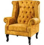 Křeslo Chesterfield samet 105 x 85 x 75…