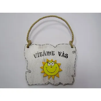 Cedulka - 14 x 11 cm - Vítáme Vás