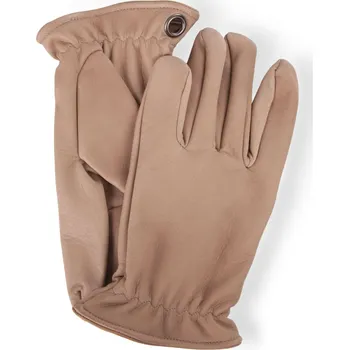 Rukavice Pánské bushcraft kožené rukavice z teletiny vhodné i na motorku Barva: Béžová, Velikost: 9
