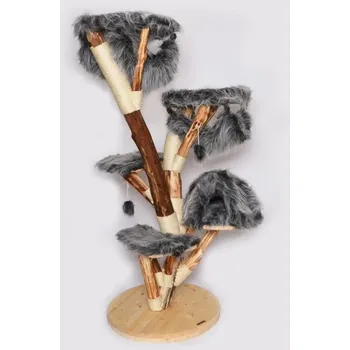 Přírodní škrabadlo pro kočky Kazi - masivní kočičí strom 190cm