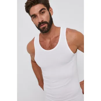 Pánské tričko Tričko United Colors of Benetton 3OP82H257.101 bílá 00X, vel. XXL