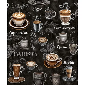 Tapeta Vliesová tapeta na zeď, černá, káva, 89045, Naomi, Novamur