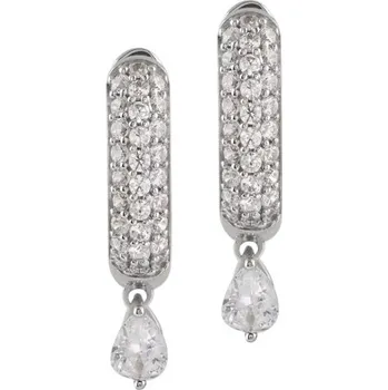 Šperk Guess Stříbrné náušnice s krystaly Nuances JSBE04510JWRHT/U + 2 měsíce na vrácení zboží