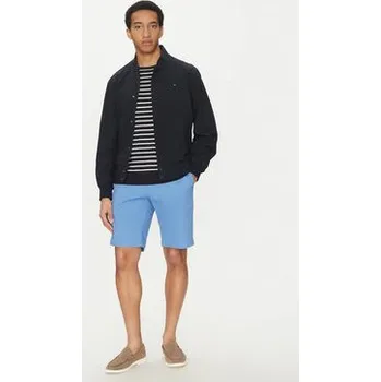 Pánské oblečení Tommy Hilfiger Šortky z materiálu Harlem MW0MW23568 Světle modrá Regular Fit 32