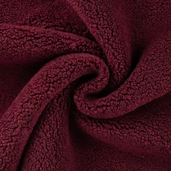 Bouclé beránek bordó 310 g/m2