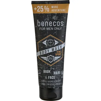 Sprchový gel Sprchový gel pro muže 3v1 Benecos 250ml