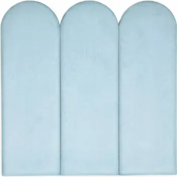 akustický panel Čalouněný panel Oblouček baby blue S