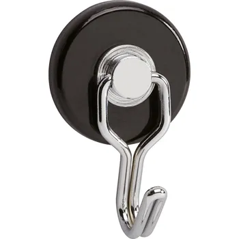 Kancelářský nábytek Maul magnet (Ø x v) 35 mm x 53 mm kulatý, s hákem černá, stříbrná 2 ks 6155790