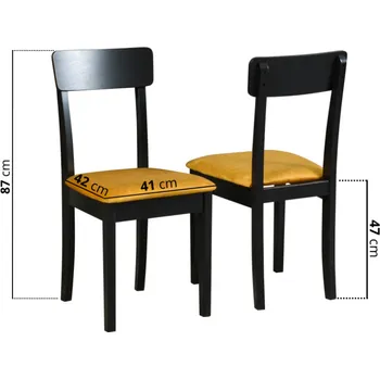 Jídelní židle HUGO 1 Grafit 21B