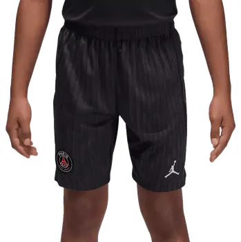 Sport Dětské čtvrté fotbalové šortky Nike PSG x Jordan 25/26 černé