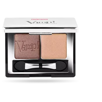 Oční stíny PUPA Milano Oční stíny Vamp! (Compact Duo Eyeshadow) 2,2 g 004 Bronze Amber + 2 měsíce na vrácení zboží