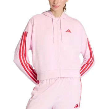 Dámské oblečení Mikina s kapucí adidas Sportswear Essentials 3 Stripes Hooded Jacket Women kd4789 Velikost M