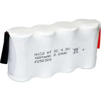 Záložní baterie Goowei Energy Baterie pro nouzová světla, osvětlení Goowei 4.8V, 1800mAh, vysokoteplotní (4SBSVTCs)