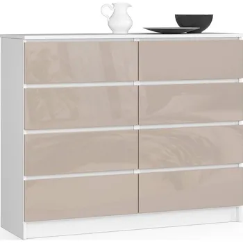 Komoda KOMODA K120 8SZ PK CAPPUCCINO LESK