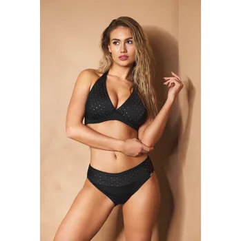 Dámské plavky Dámské dvoudílné plavky Borneo Glitter Black