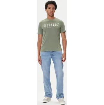 Mustang T-Shirt Austin 1016853 Zelená Regular Fit 3XL
